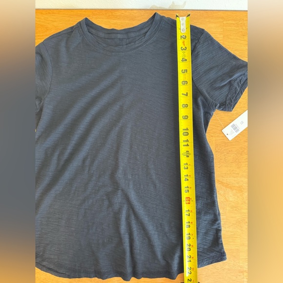 Pilcro Size XS Black Relaxed Fit 100% Cotton T-Shirt Casual Boho Slub Cotton - Picture 8 of 11